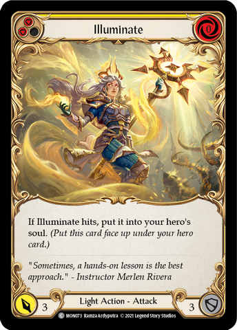 Illuminate (Jaune) [MON073-RF] (Monarch) 1ère édition Rainbow Foil 