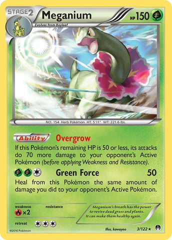 Méganium (3/122) [XY : point de rupture] 