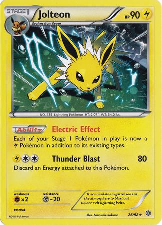 Jolteon (26/98) (Cosmos Holo) [XY : Origines anciennes] 