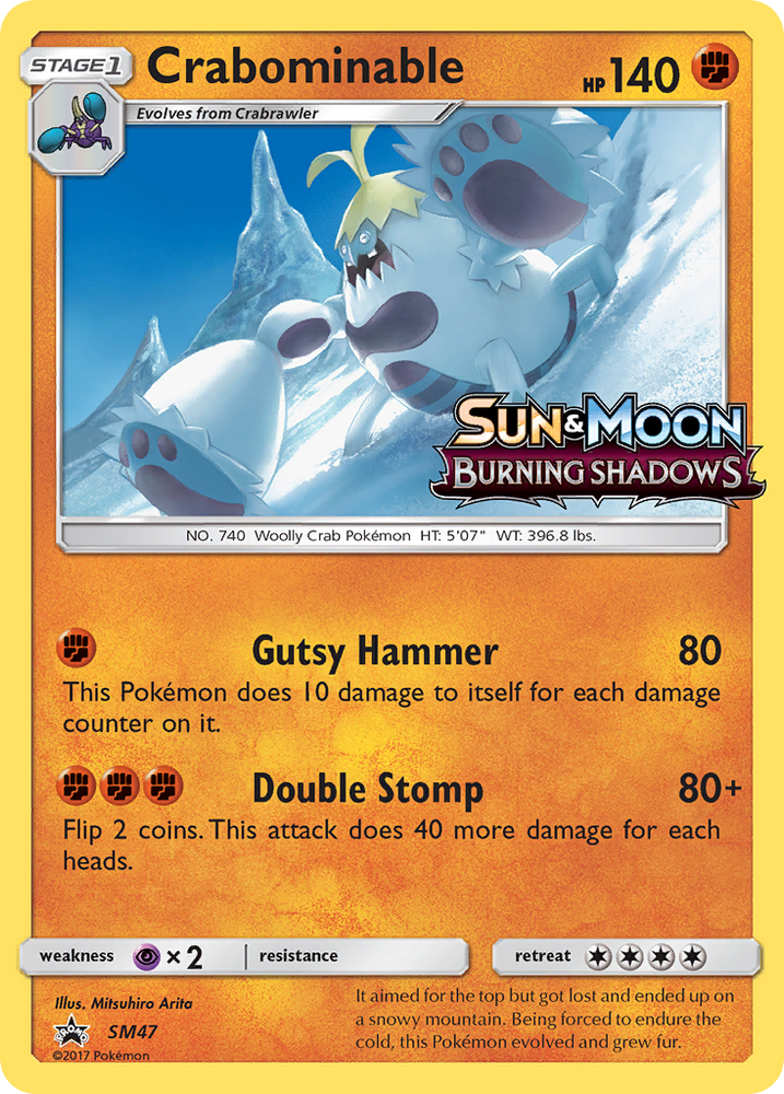 Crabominable (SM47) [Soleil et Lune : Promos Black Star] 