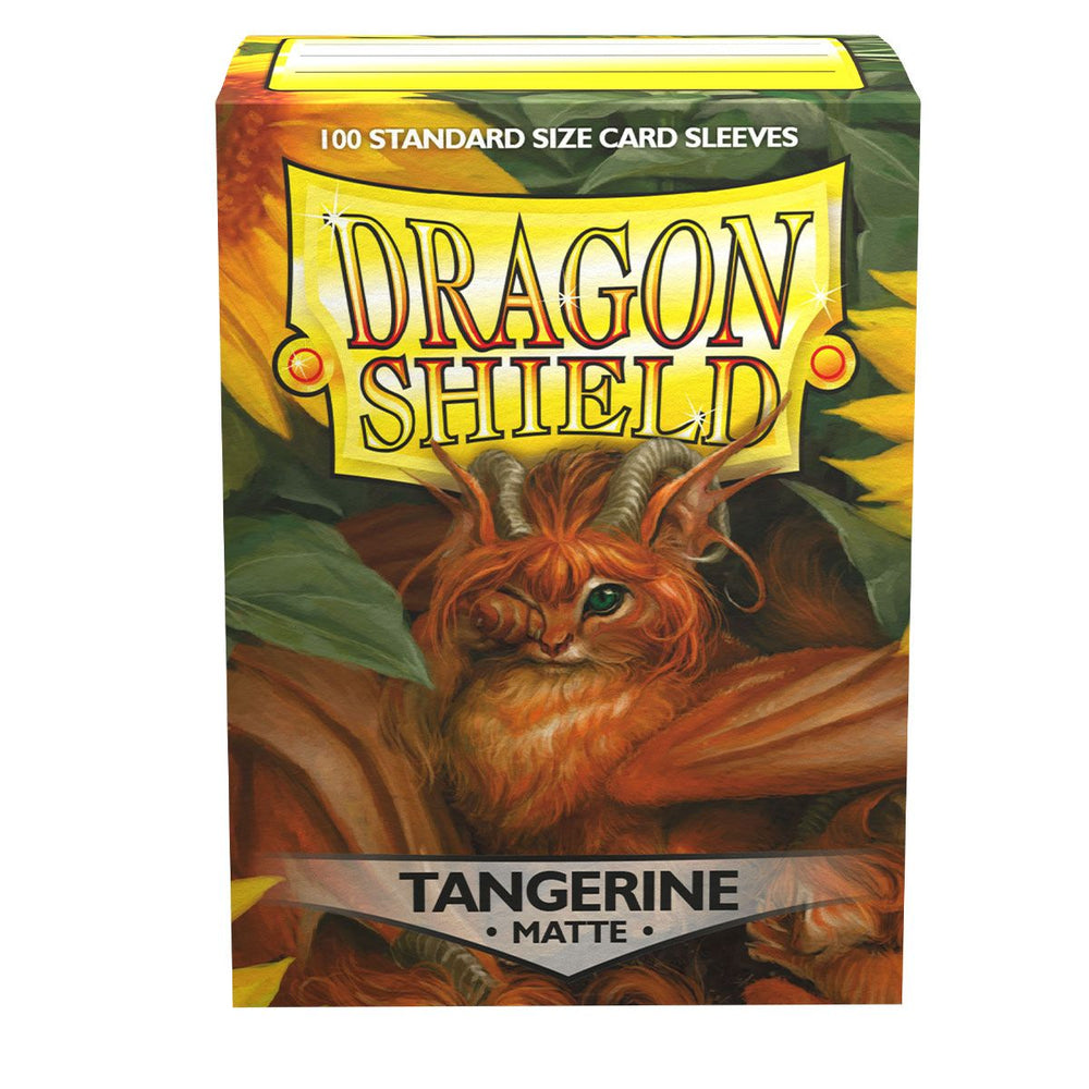 Dragon Shield : Pochettes standard 100 ct – Mandarine (mat) 