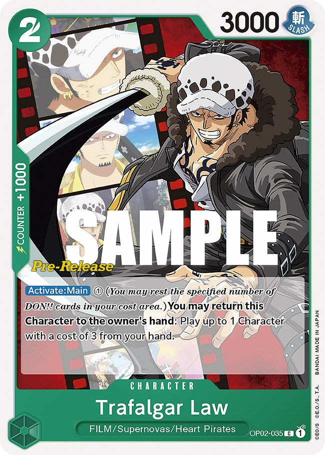 Trafalgar Law [Cartes de pré-version de Paramount War] 