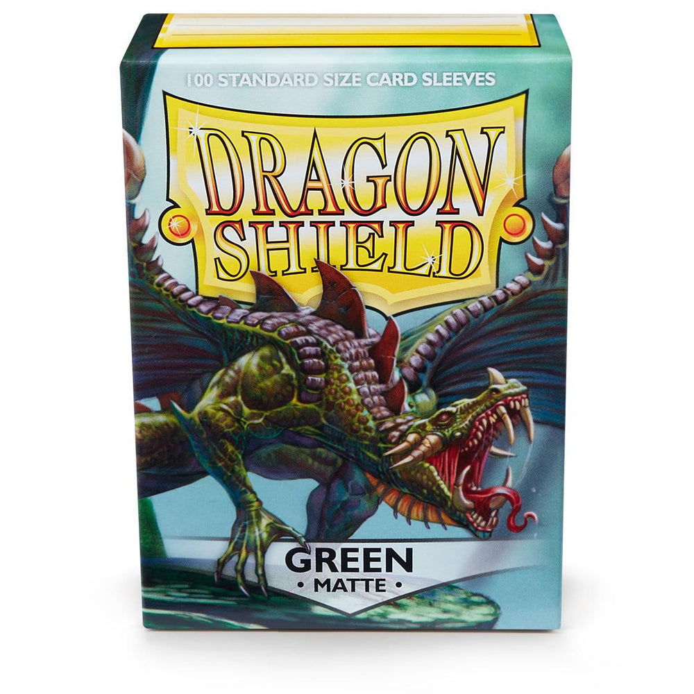 Dragon Shield : Pochettes standard 100 ct – Vert (mat) 