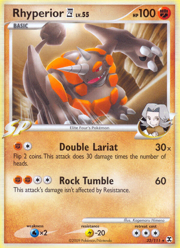 Rhyperior (32/111) (Exclusivité Theme Deck) [Platine : Rising Rivals] 