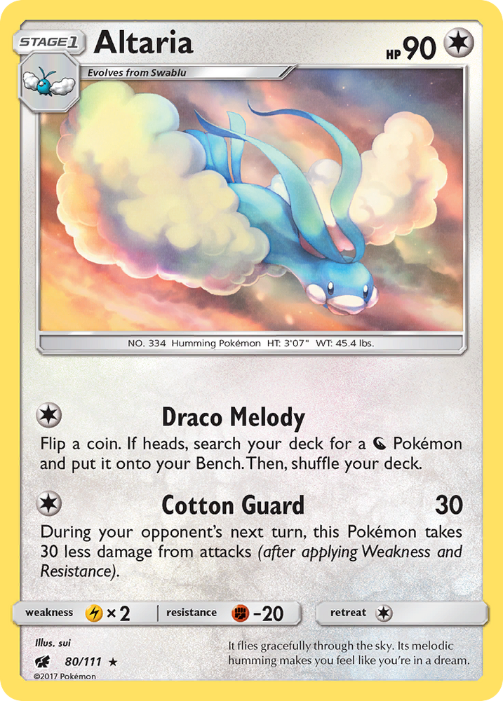 Altaria (80/111) [Soleil et Lune : Invasion pourpre]