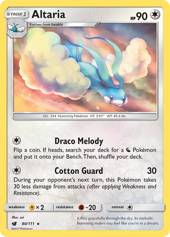 Altaria (80/111) [Soleil et Lune : Invasion pourpre]