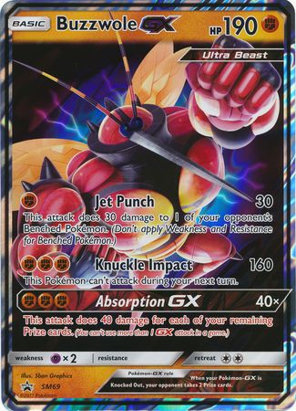 Buzzwole GX (SM69) (carte Jumbo) [Soleil et Lune : Black Star Promos] 