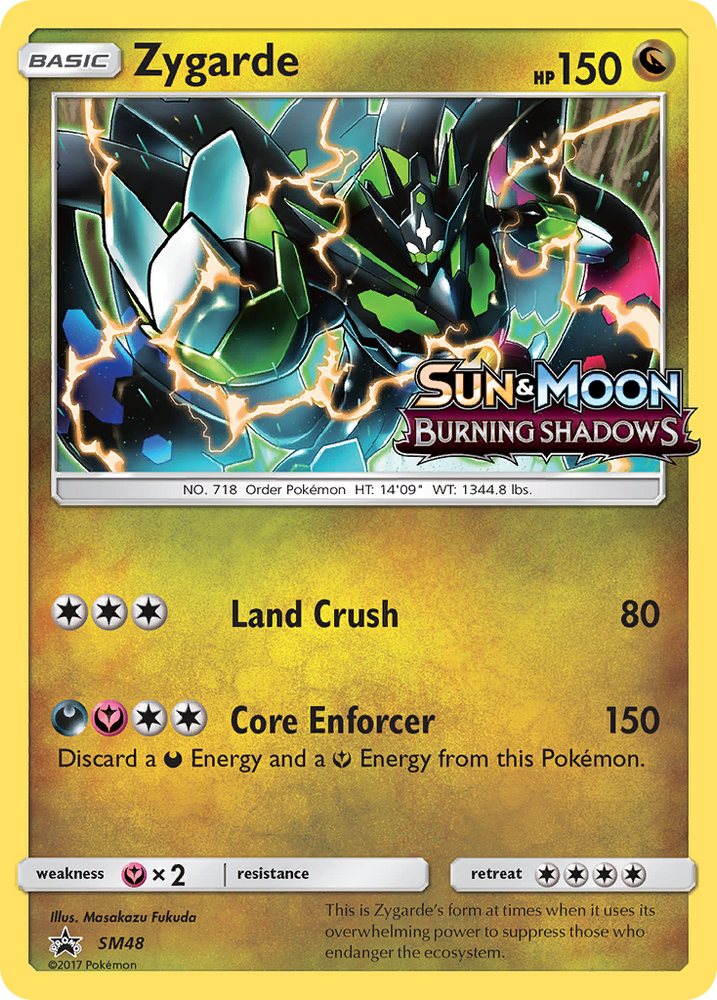 Zygarde (SM48) (Promo d'avant-première) [Soleil et Lune : Promos Black Star] 