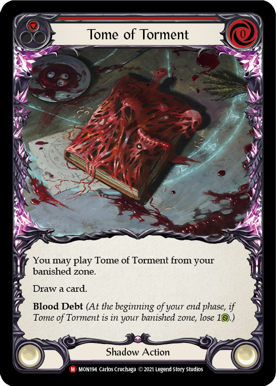 Tome of Torment [MON194-RF] (Monarch) 1ère édition Rainbow Foil 