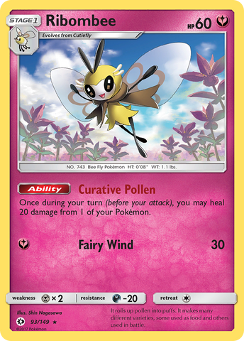 Ribombee (93/149) [Soleil et Lune : Ensemble de base] 