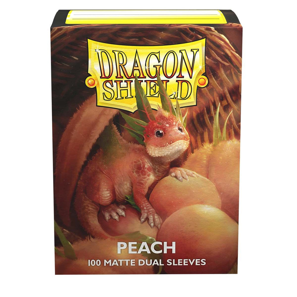 Dragon Shield : Pochettes standard 100 carats - Pêche (double mat) 