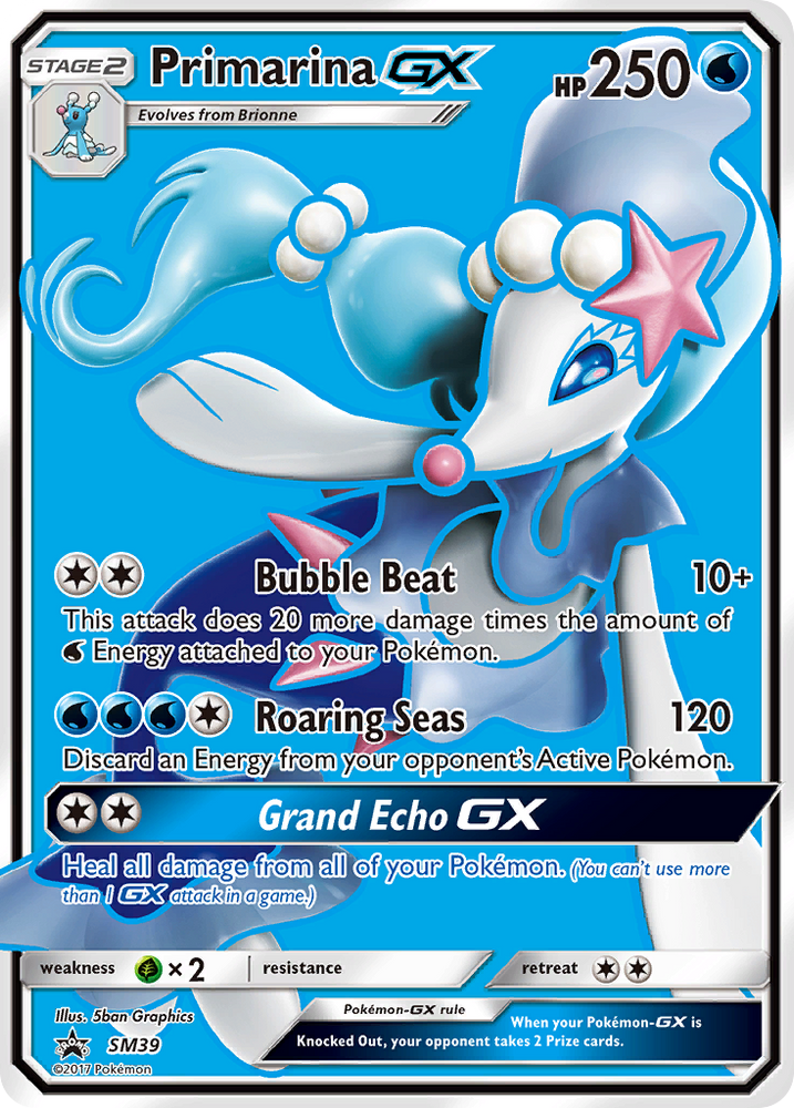 Primarina GX (SM39) [Soleil et Lune : Promos Black Star] 