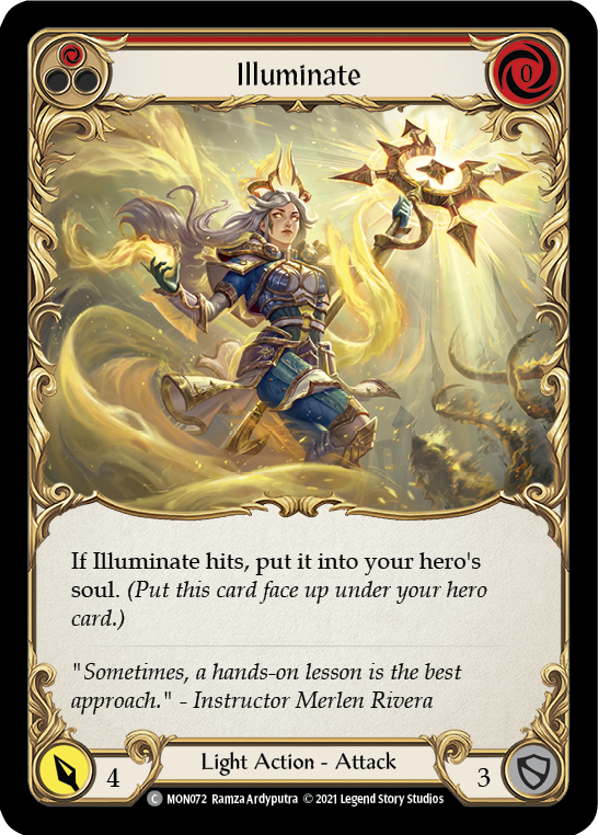 Illuminate (Rouge) [MON072-RF] (Monarch) 1ère édition Rainbow Foil 