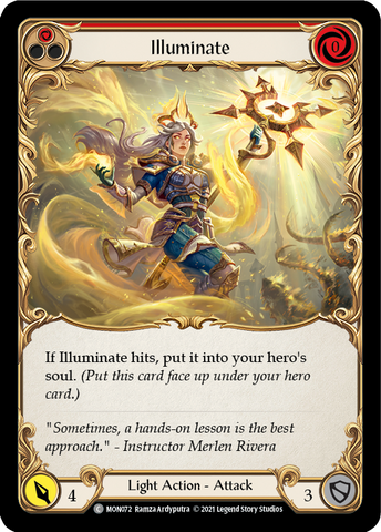 Illuminate (Rouge) [MON072-RF] (Monarch) 1ère édition Rainbow Foil 