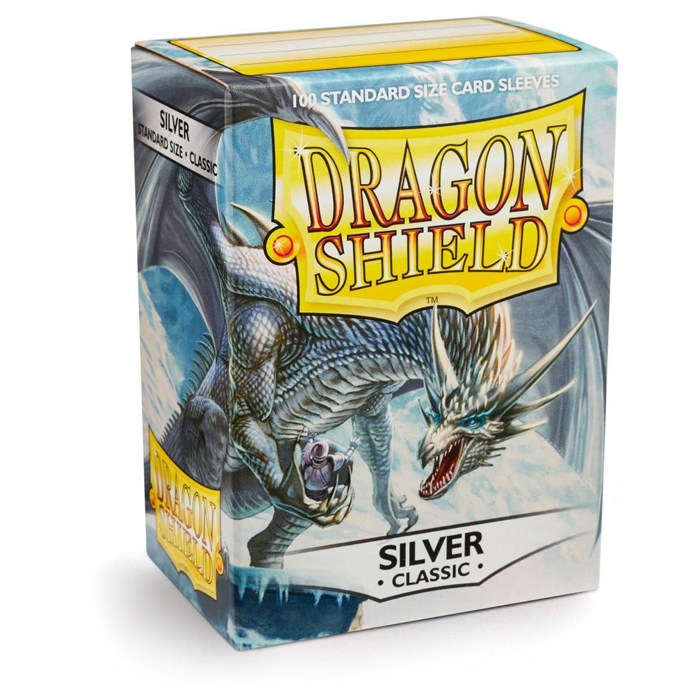 Dragon Shield : Pochettes standard 100 carats - Argent (Classique) 