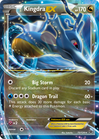 Kingdra EX (73/124) [XY : Collision des destins] 