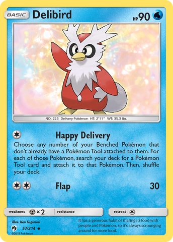 Delibird (57/214) [Soleil et Lune : Tonnerre perdu] 