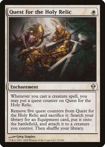 Quête de la Sainte Relique [Zendikar] 