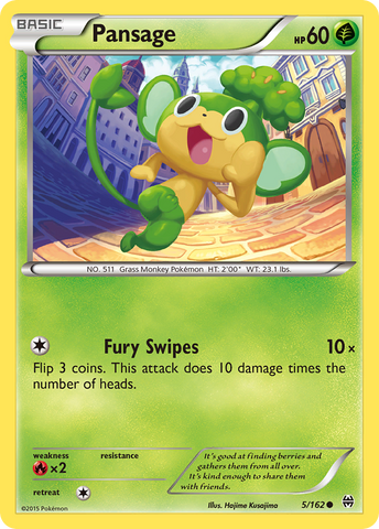 Pansage (5/162) [XY : PERCÉE] 