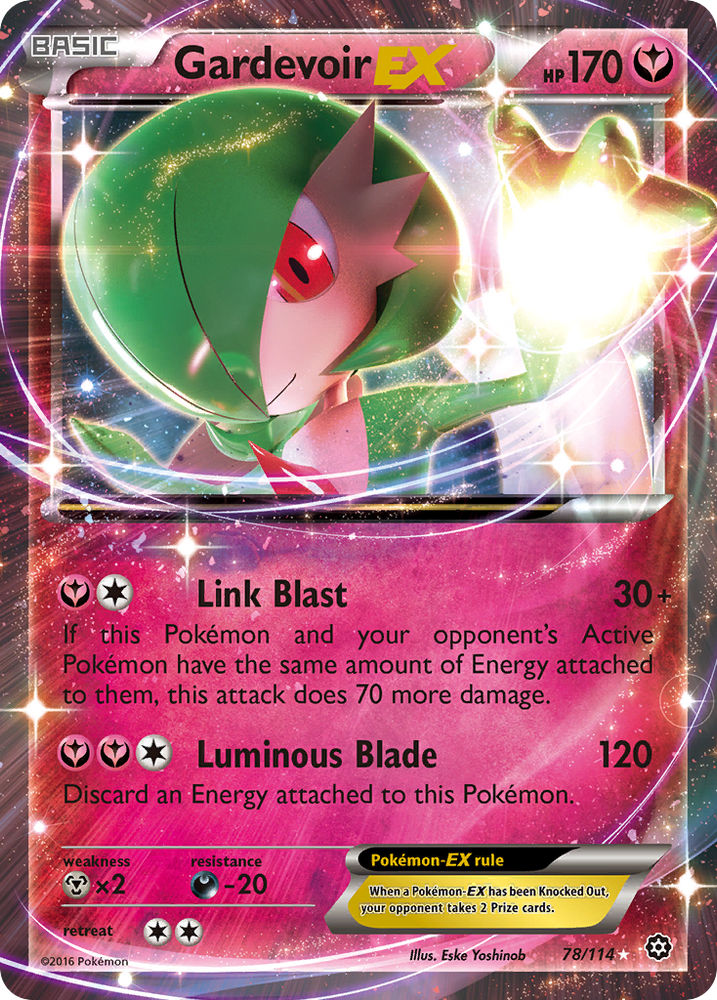 Gardevoir EX (78/114) [XY : Siège à vapeur] 