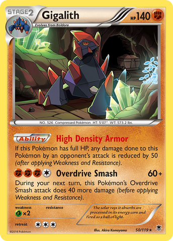 Gigalith (50/119) [XY : Forces fantômes] 