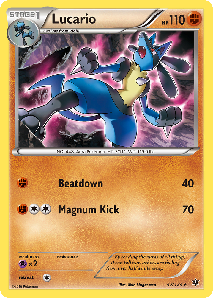 Lucario (47/124) [XY : Collision des destins] 