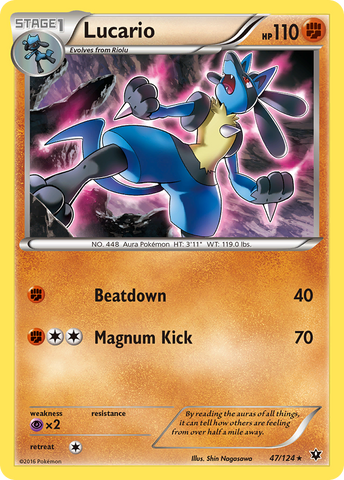 Lucario (47/124) [XY : Collision des destins] 