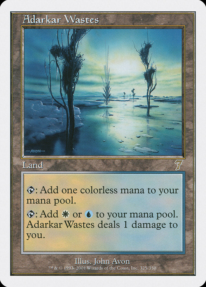 Adarkar Wastes [Septième édition] 