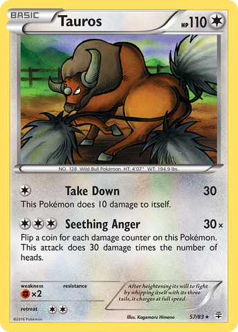 Tauros (57/83) [XY : Générations] 