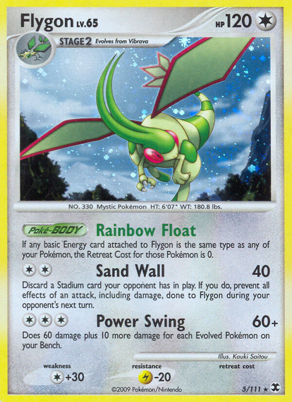 Flygon (5/111) (Exclusivité Theme Deck) [Platine : Rising Rivals] 