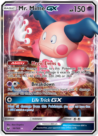 M. Mime GX (56/168) [Soleil et Lune : Tempête céleste] 