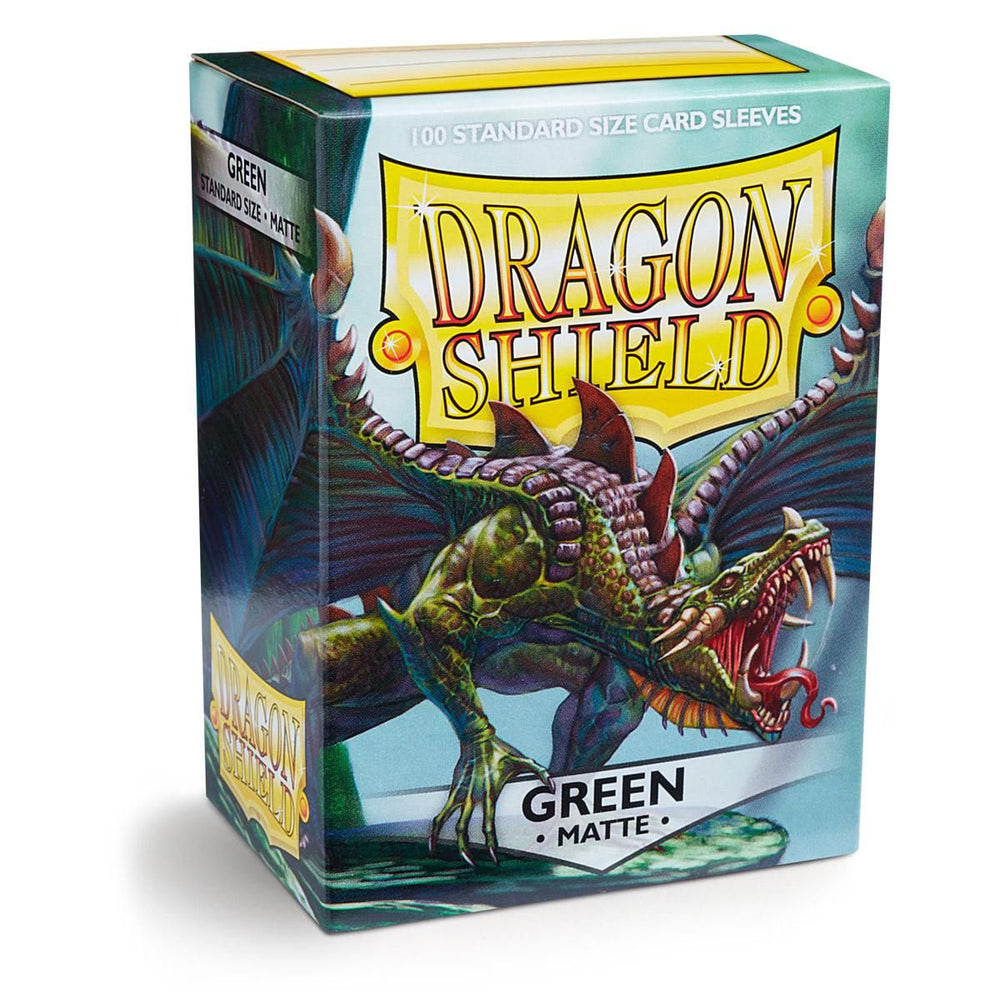 Dragon Shield : Pochettes standard 100 ct – Vert (mat) 