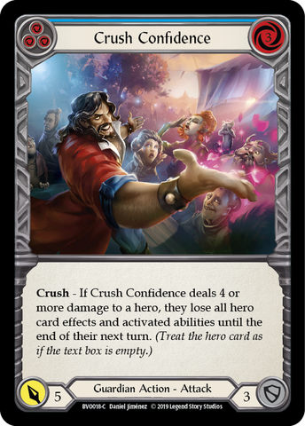 Crush Confidence (Bleu) [BVO018-C] (Bravo Hero Deck) 1ère édition Normal 