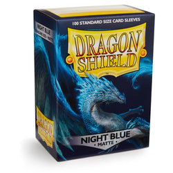 Dragon Shield : Pochettes standard 100 ct – Botan bleu nuit (mat) 