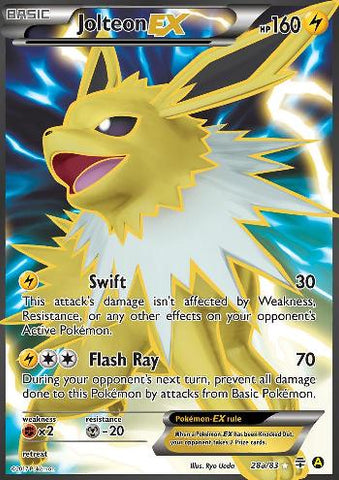 Jolteon EX (28a/83) (Promo d'art alternatif) [XY : Générations] 