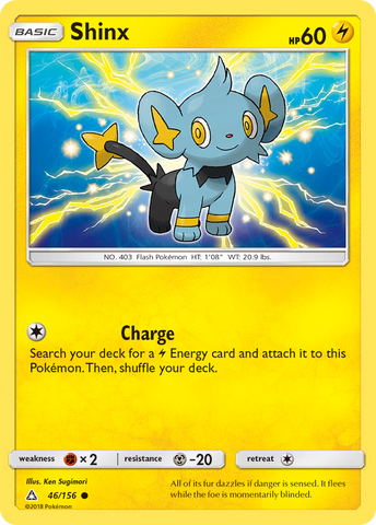 Shinx (46/156) [Soleil et Lune : Ultra Prisme] 