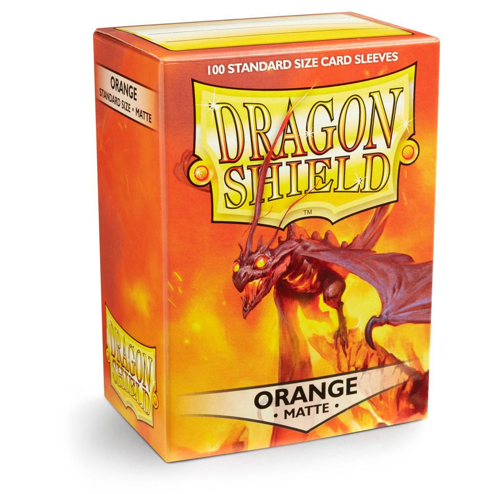 Dragon Shield : Pochettes standard 100 ct – Orange (mat) 