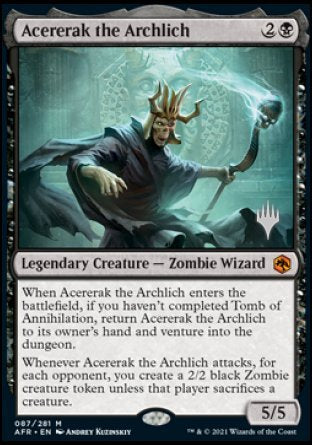 Acererak l'Archlich (Pack Promo) [Donjons &amp; Dragons : Aventures dans les Royaumes Oubliés Promos] 