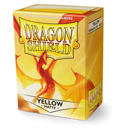 Dragon Shield : Pochettes standard 100 ct – Jaune (mat) 