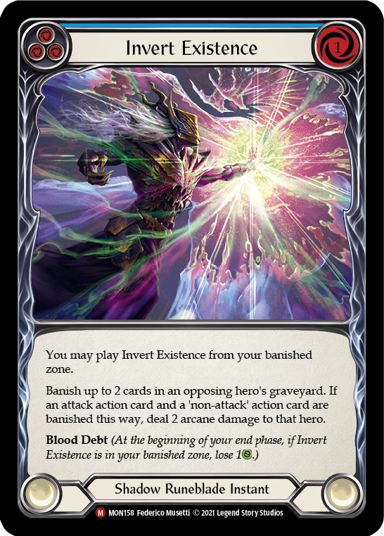 Inverser l'existence [MON158-RF] (Monarch) 1ère édition Rainbow Foil 