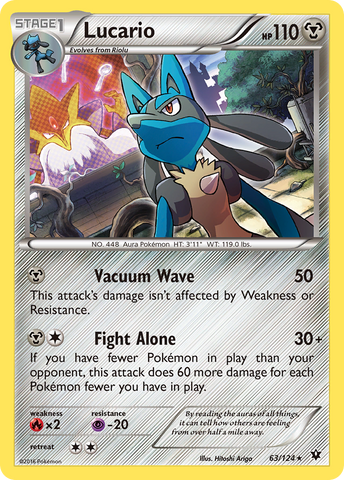 Lucario (63/124) [XY : Collision des destins] 