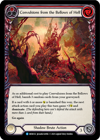 Convulsions du soufflet de l'enfer (rouge) [MON132-RF] (Monarch) 1ère édition Rainbow Foil 