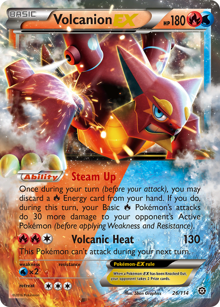 Volcanion EX (26/114) [XY : Siège à vapeur] 