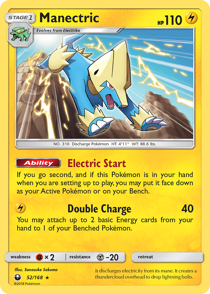 Manectric (52/168) [Soleil et Lune : Tempête céleste] 