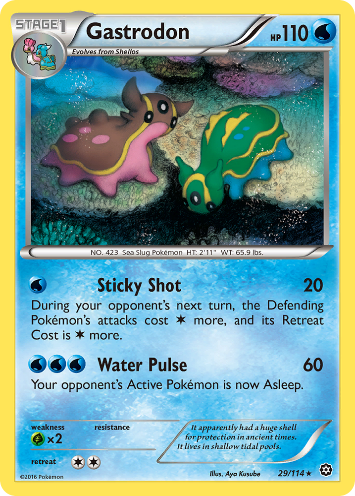 Gastrodon (29/114) [XY : Siège à vapeur] 