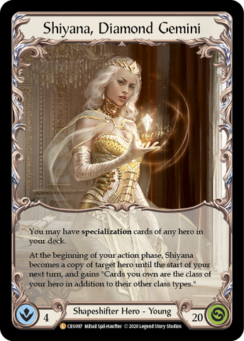 Shiyana, Diamond Gemini [CRU097] (Crucible of War) 1ère édition Cold Foil 