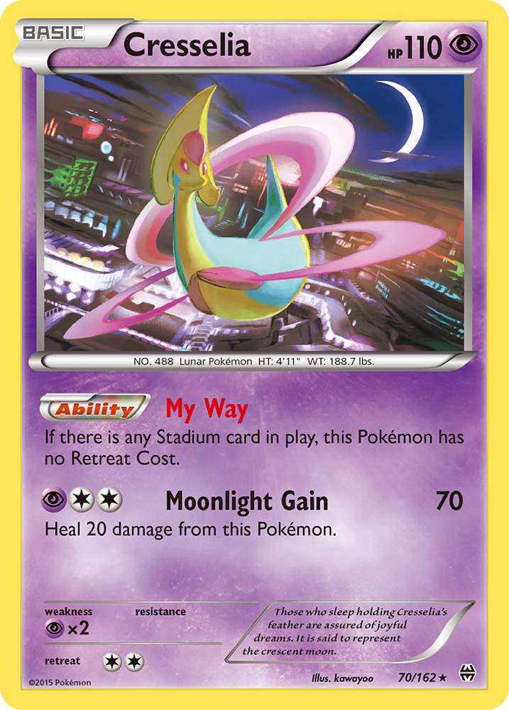 Cresselia (70/162) [XY : PERCÉE] 