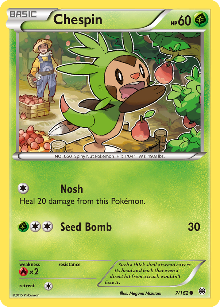 Chespin (7/162) [XY : PERCÉE] 