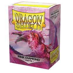 Dragon Shield : Pochettes standard 100 ct – Diamant rose (mat) 