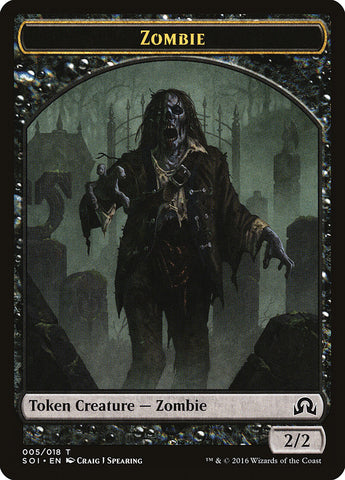 Jeton Zombie [Ombres sur les jetons Innistrad] 